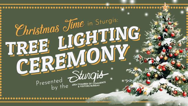 Sturgis Chamber's 2024 Tree Lighting Ceremony