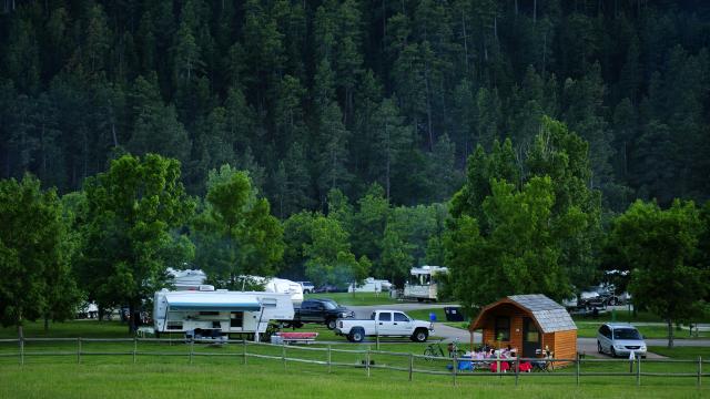 Camping 101 to 110 in the Black Hills and Badlands of South Dakota