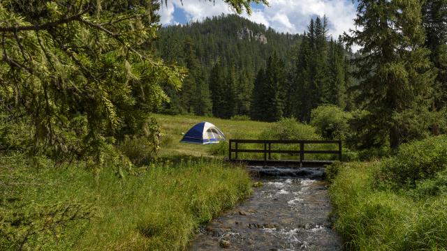 Camping 101 to 110 in the Black Hills and Badlands of South Dakota