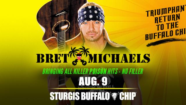 Bret Michaels at the Chip