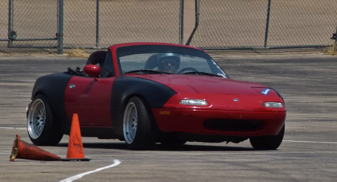 CAR WITH CONES