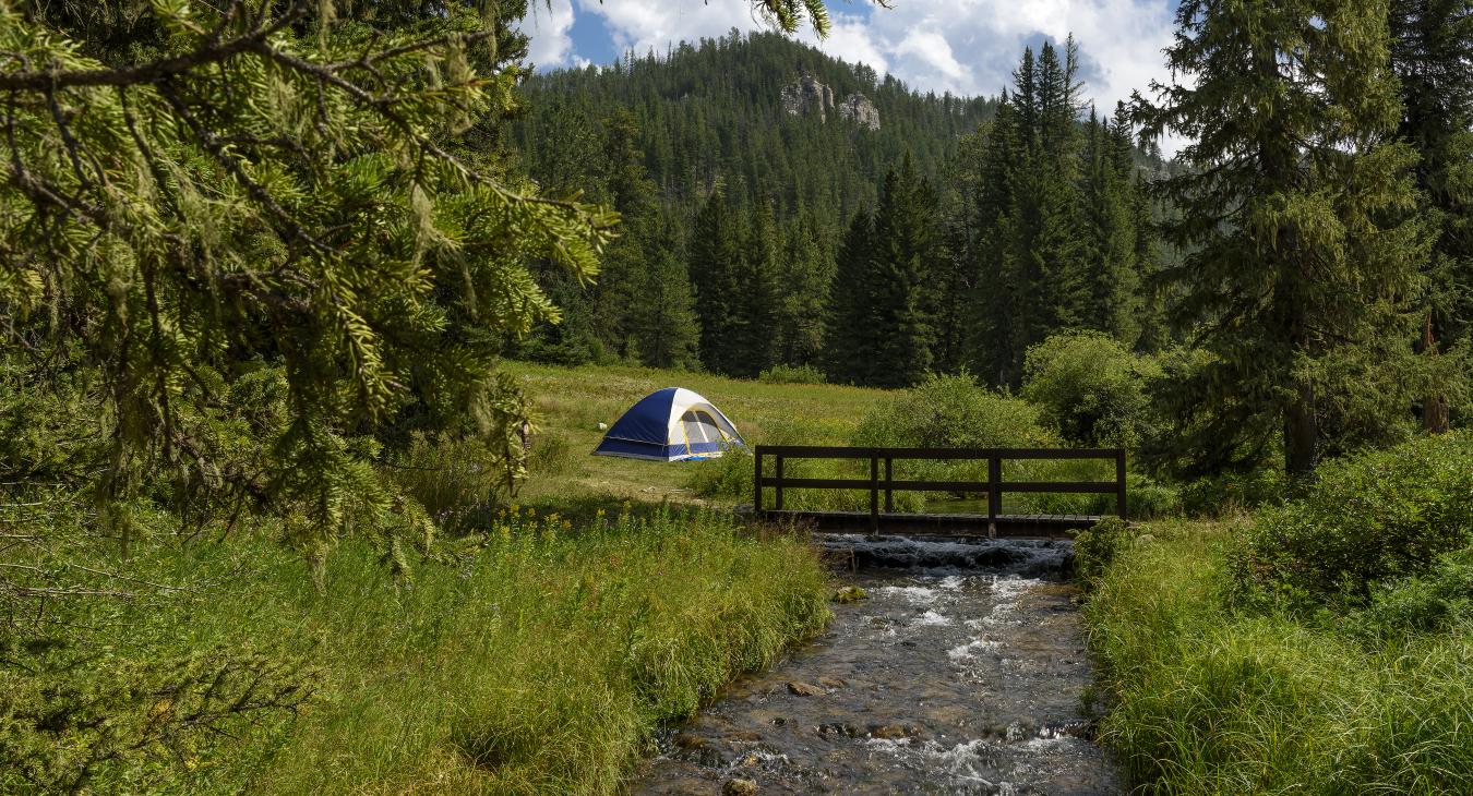 Camping 101 to 110 in the Black Hills and Badlands of South Dakota