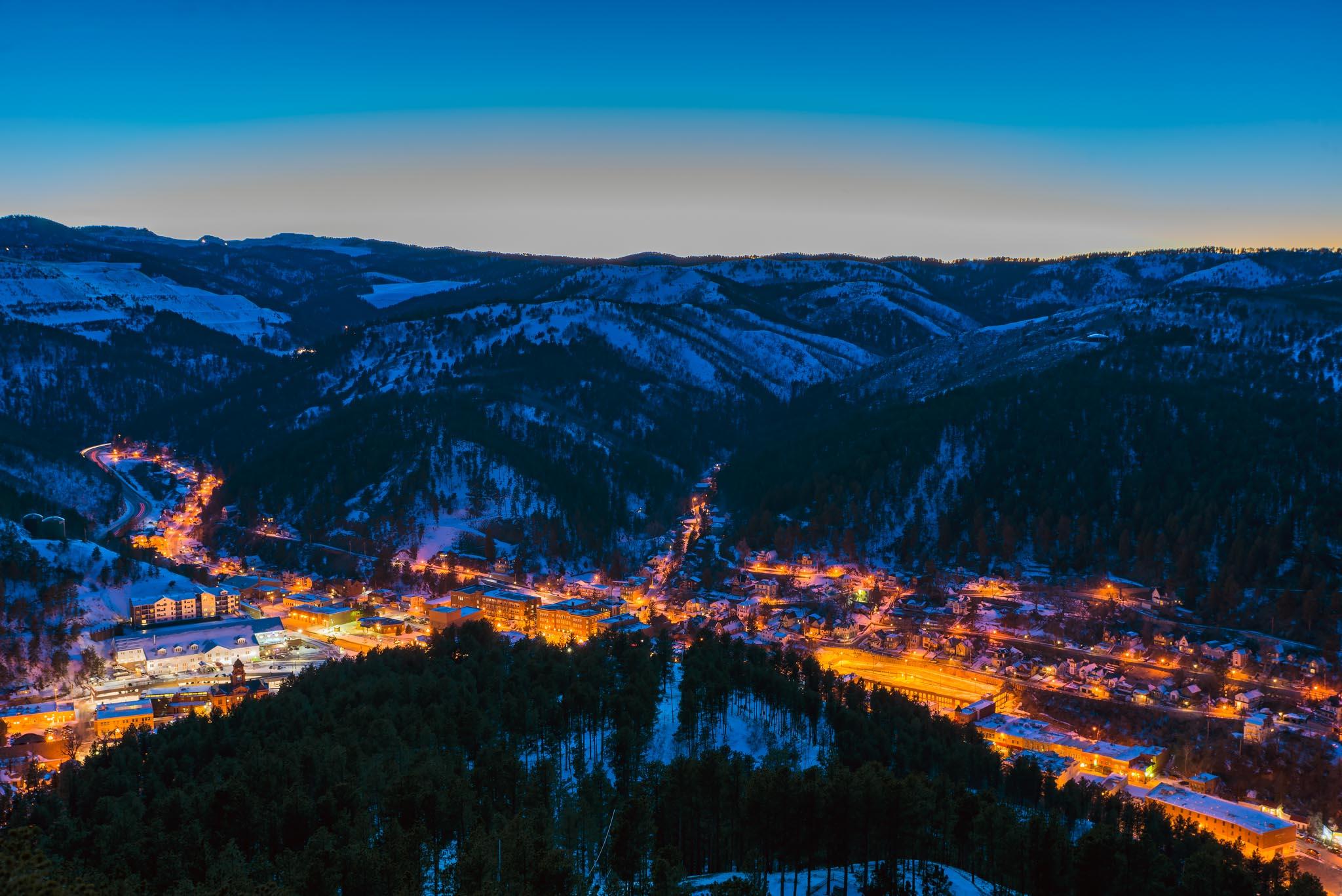 Winter in the Black Hills and Badlands of South Dakota