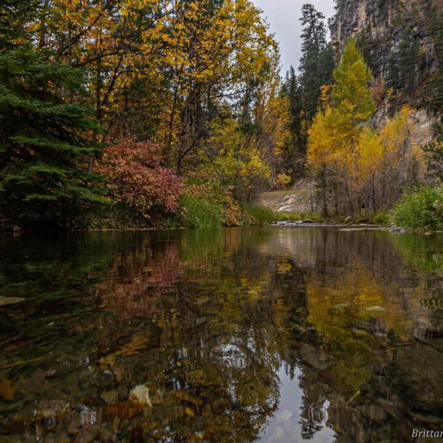 Fall Reflections in Spearfish Canyon