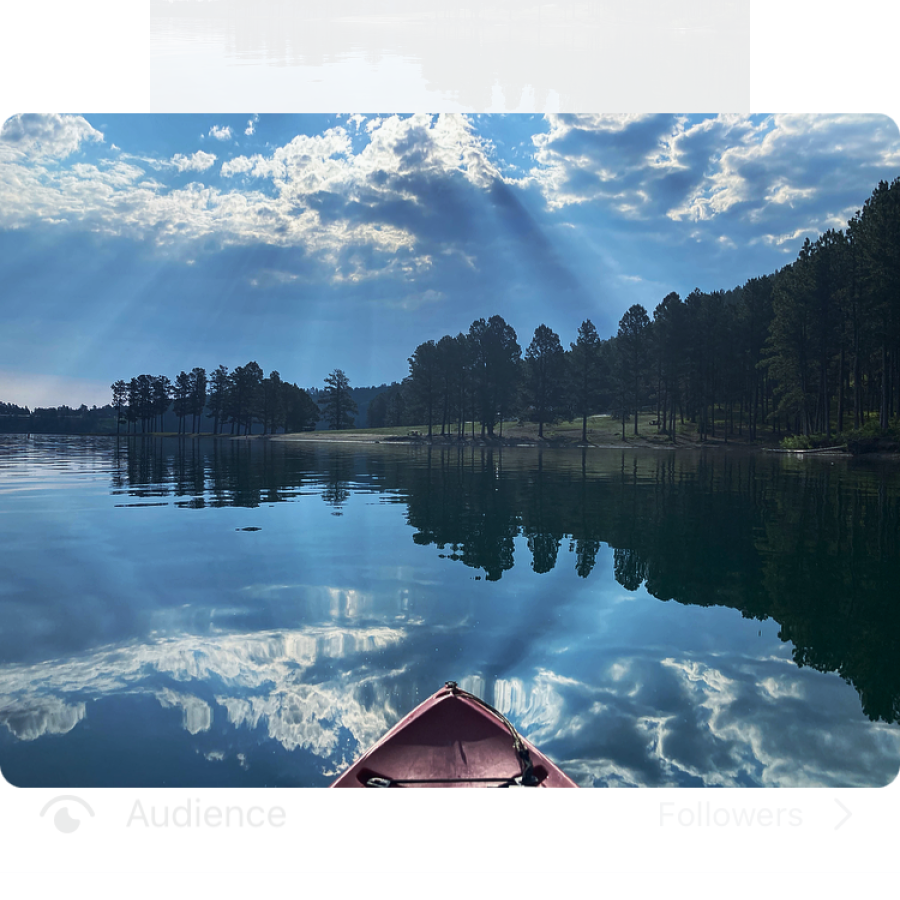 Kayak fishing Pactola Reservoir 